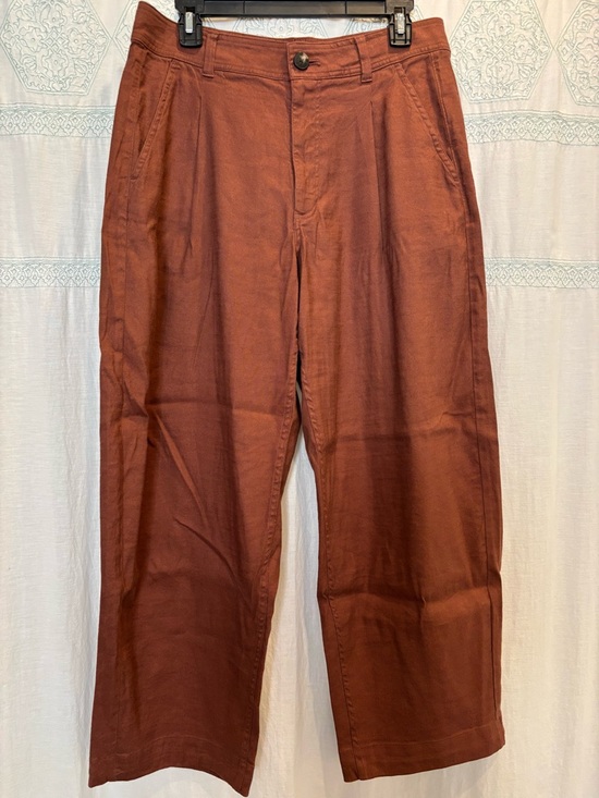 Everlane Pants - Everlane Women’s Rust Brown Linen Pants